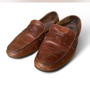 |Born| Brown Tan Leather Pull-on Loafers Men's Size 10.5 Very Comfortable